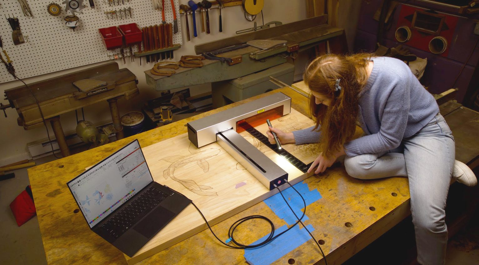 Working on the Optic at Rendyr